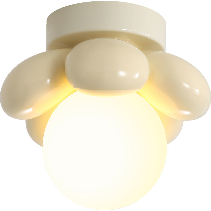 Walkway corridor flowers simple creative cream wind children's room bedside small chandelier eye protection energy saving bedroom chandelier