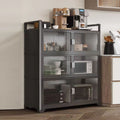 Cupboard, restaurant, kitchen cabinet, family multi-layer storage cabinet, sideboard, aluminum alloy storage rack, rental house stove