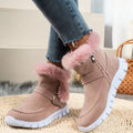 Export new arrivalwinterfashion women's boots bootsk-stylethickened short bootsfleece-linedheattechflats cotton shoes for women