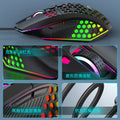 X801 gaming mouse - wired rgb desktop pc laptop macro programming esports razer mouse - 8000 dpi