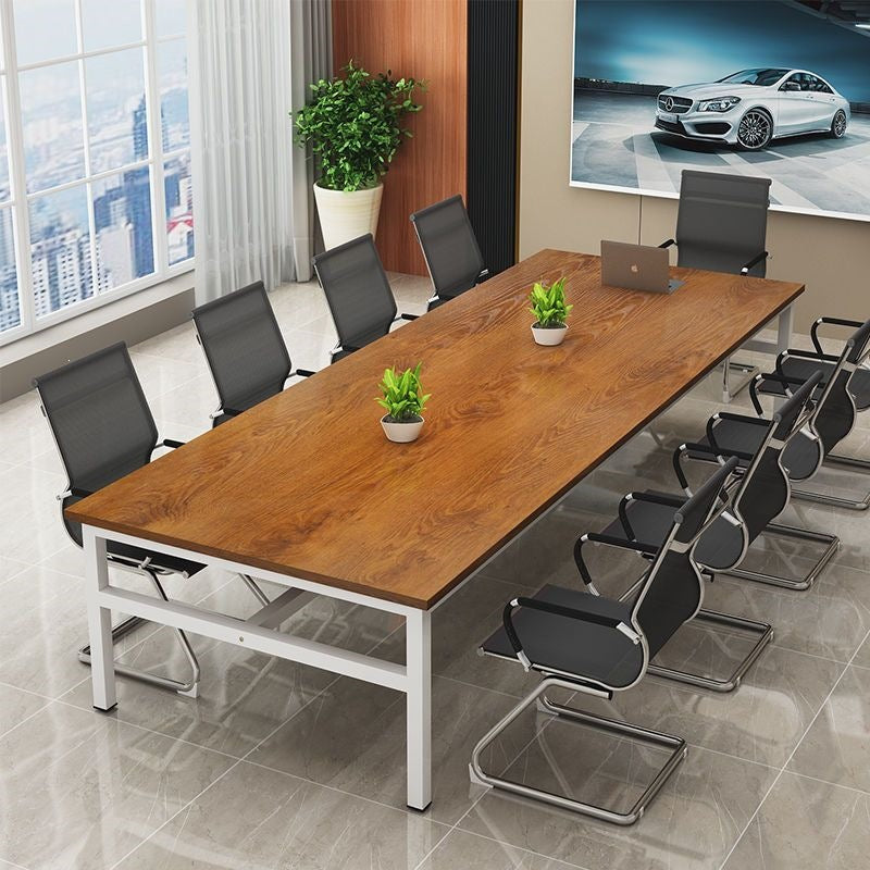 Conference table long table office desk minimalist modern office negotiation table simple rectangular training table workstation