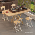 Folding tablefor homedining tableoutdoor night market portable stall square tablesimple small apartment rental house dining table and chairs