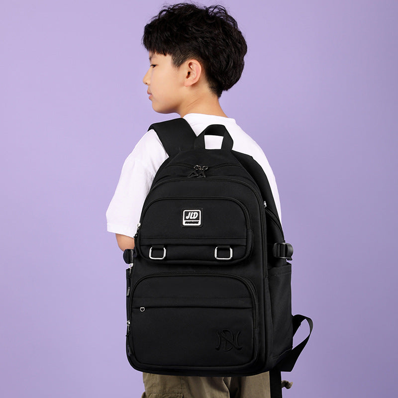 New 1-6 grades backpack large capacity lightweight primary school bag men's and women's nylon versatile school backpack
