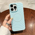 Sun shell suitable for apple 16pro magnetic ring pattern mobile phone case iphone12/15 pure color tpu protective cover
