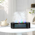 colorful simulated flame aromatherapy machine usb air diffuser ultrasonic essential oil large mist humidifier
