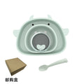Avocado green + white four-piece set (packaged in mail order box)