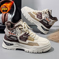 High-top men's shoes winternew arrivalfleece-linedheattech cold-resistant cotton shoes leather men's outdoor non-slipwaterproofworkwear boots
