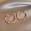 2025 hot-selling luxury-inspired pearl and floral earrings: korean-style tassel, high-end, fashionable, and elegant studs and dangles