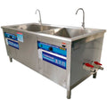 Ultrasonic dishwasher - commercial kitchen equipment for restaurants, cafeterias, catering services, hotels, and dining establishments - available in fully automatic, small, and large sizes