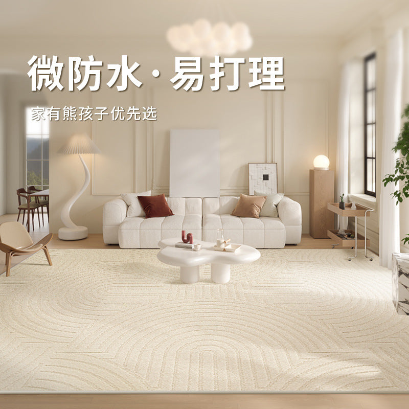 Cloud fiber waterproof and stain-resistant carpet for living room,  new arrival, wash-free, wipeable, low-maintenance, light luxury, premium quality