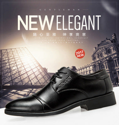 Multiple styles of leather shoes for men: casual, plus size, business formal, pointed toe lace-up wedding shoes - dropshipping available