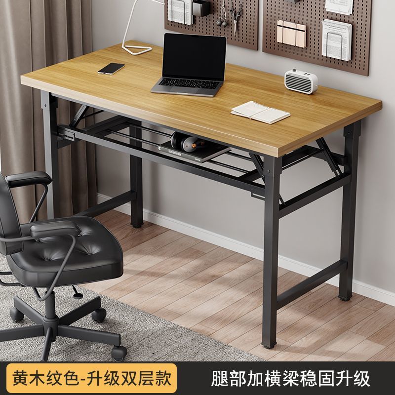 Folding table portable storage table rectangular computer table rental room small apartment dining table writing table office desk