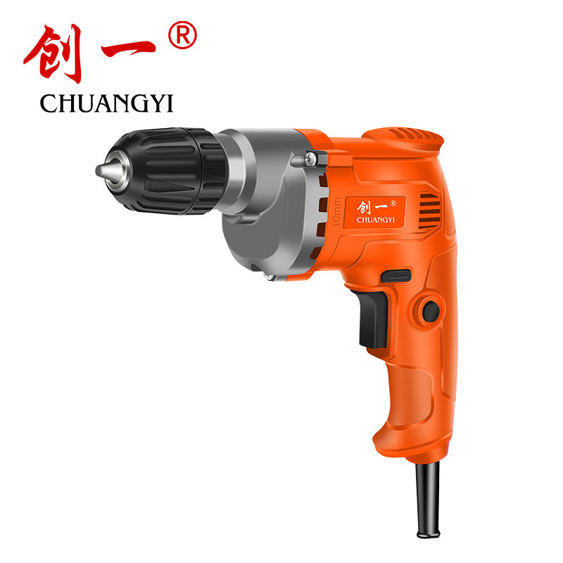 Chuangyi electric drill multifunctional for home electric drill 220v small pistol drill power tool screwdriver electric screwdriver