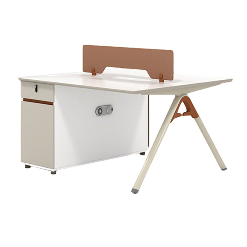 Saint li office desk and chair set - employee workstation, office desk and chair combination, minimalist furniture