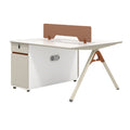 Saint li office desk and chair set - employee workstation, office desk and chair combination, minimalist furniture