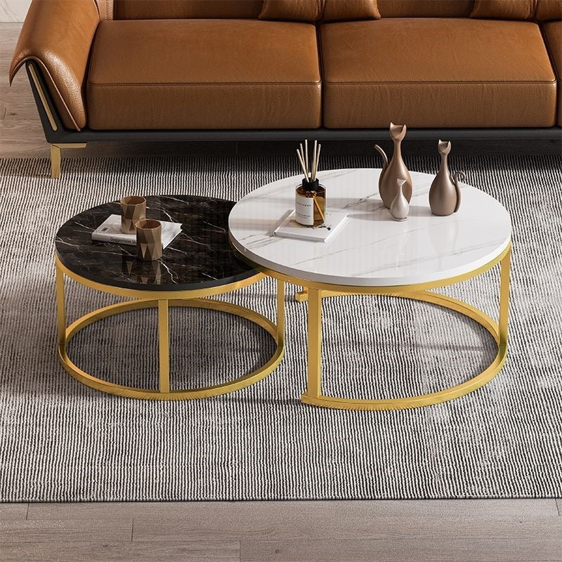 Coffee table accessible luxurycasual modern living room for home small apartment scandinavian sofa side table retractable round tea table metal
