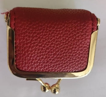 New PU Small Gold Bag Diamond Ring Jewelry Bag Mini Ring Necklace Earrings Jewelry Box Coin Change Bag