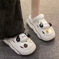 Women's clogs summer wholesale outdoor wear 2024 new thick sole beach couple closed toe half slippers women's sandals