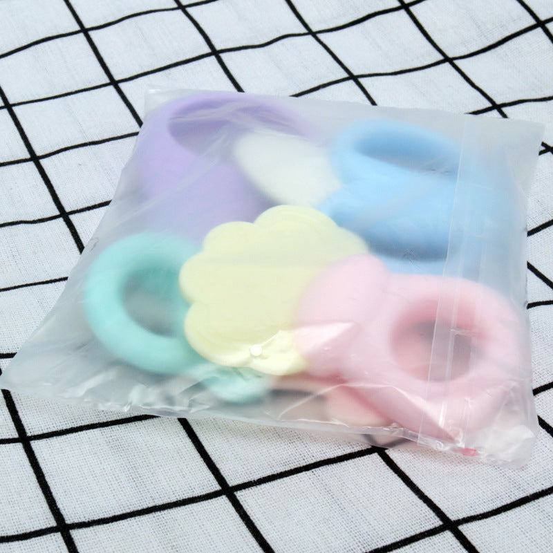 Cross-border South East Asia Baby Vegetable Modeling Toothpaste Grinding Teeth Maternal and Infant Toys Baby Fruit Teeth Biting Soft Glue Banana