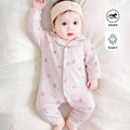 Infant romper - summer lightweight, class a, long sleeve, turn-down collar, newborn air conditioning suit, baby crawling suit for boys and girls