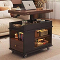 Solid wood coffee table tea table living room for homefoldable table sofa side table tea cabinet trolley movablelift coffee table
