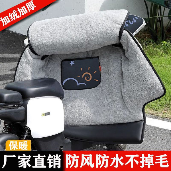 Winter battery car electric vehicle windshield parent-child waterproof thick motorcycle bicycle universal windshield