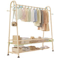 Clothes drying rack thickened floor-standing for home clothes drying rack balcony bedroom hanging clothes rack simple indoor single pole coat rack
