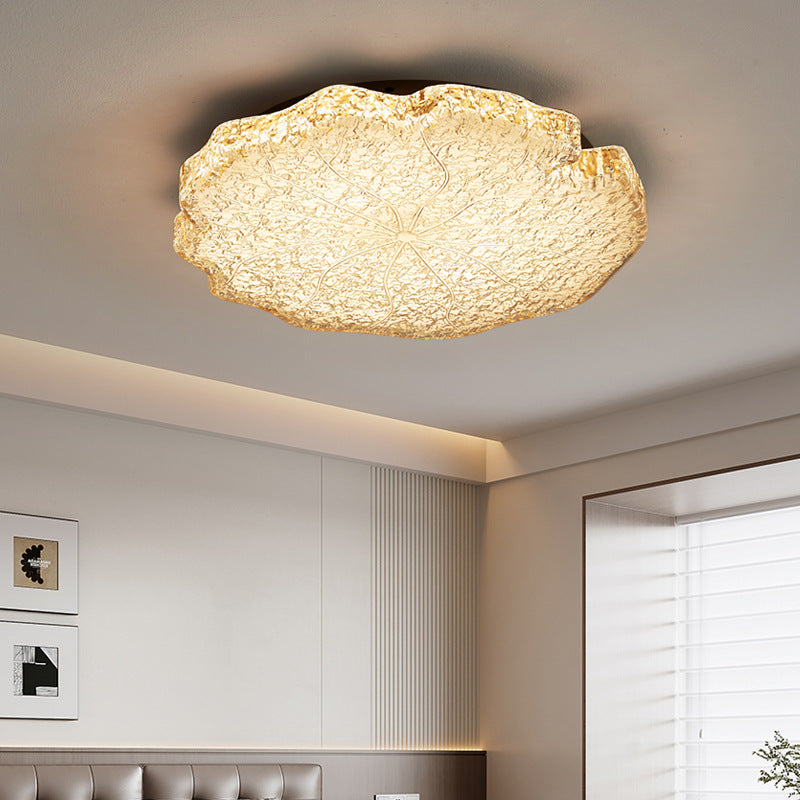 Bedroom light New high-end light luxury resin ceiling light Full spectrum eye protection Simple modern master bedroom room lighting