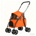Pet stroller - lightweight & foldable for cats, puppies, and small dogs - perfect for outdoor adventures