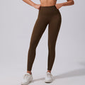European and american new high-waisted peach lift yoga leggings - cloud-soft, butt-lifting, seamless workout tights