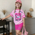 Wholesale children's clothing: versatile t-shirt and shorts set - 25 number element kids' two-piece outfit, ready stock & direct supply