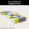 Office sofa irregular shape training institution patchwork sofa reception rest area business reception casual sofa sf-04