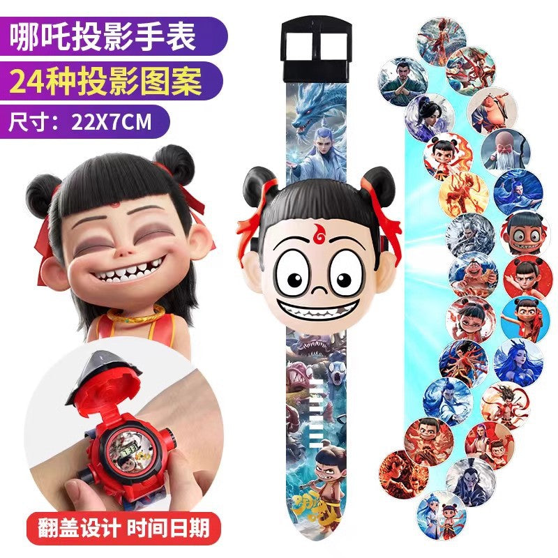 Kuromi projector watch - cartoon electronic light-up toy, creative gift, children's educational electronic watch gift