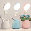 Led eye-care desk lamp usb bedside lamp rechargeable student study dormitory reading light bedroom night light cross-border gift