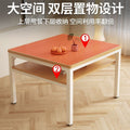 Dining table double-layer small table square table for home desk computer table small apartment dining table chess and card room mahjong table