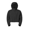 Sbs zipper waterproof windproof breathable hiking jacket women's short hooded outdoor mountaineering jacket daw013