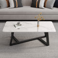 Accessible luxury office coffee table modern casual living room for home small apartment coffee table rectangular coffee table table rock slab