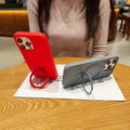 Suitable for apple 17promax mobile phone case liquid silicone magnetic holder iphone15 protective cover 12promax