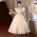 Flower girl wedding dress evening dress birthday girl catwalk piano performance new arrival host performance 61 wholesale in stock