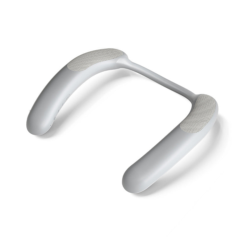 2026 new neckband wireless bluetooth speaker - fabric, portable, wearable, neck-cradling subwoofer stereo sound