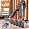new sponge absorbent mop head - efficient one-wipe, two-clean, hands-free cleaning tool - sponge mop for home use