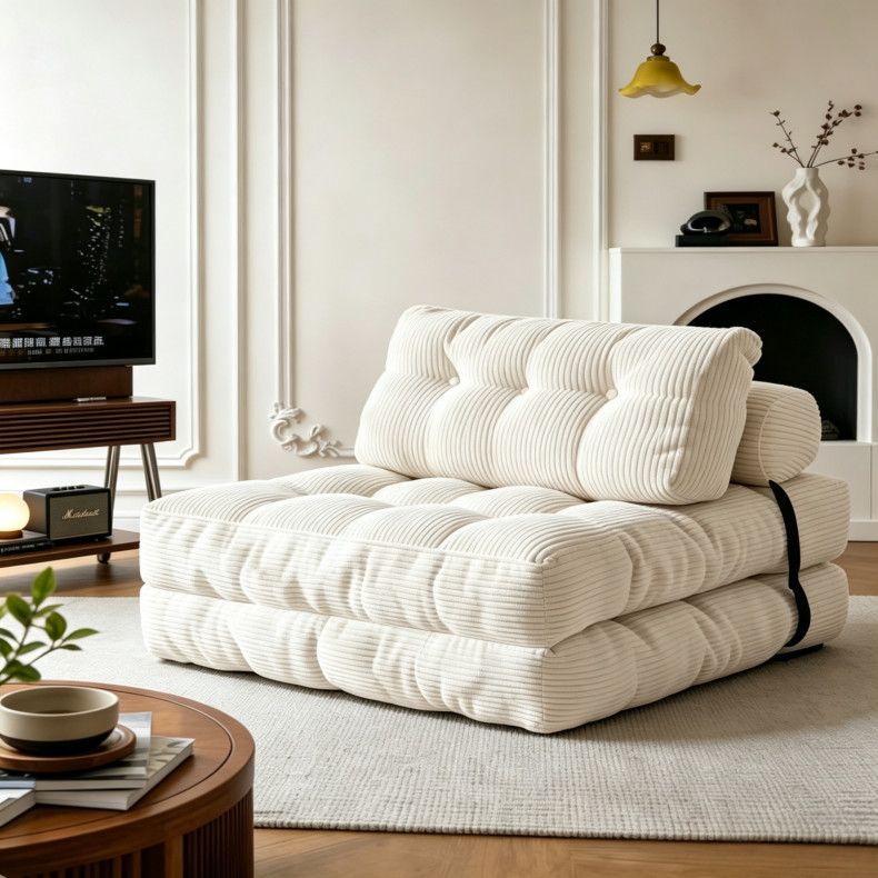 Lazy sofa single living room dual-purpose foldable sofa bed casual tatami reclining human dog house compression sofa