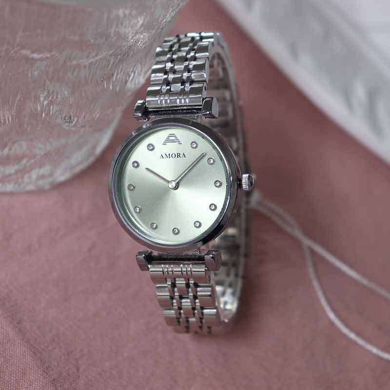 Xiangshiman brand niche simple fashion exquisite compact elegantaccessible luxury small green quartz watch women's watch