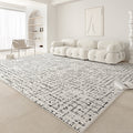 Distributed carpet living room classy sense  new style stain-resistant, wash-free, wipeable cream style pure color waterproof maintenance-free floor