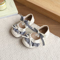 Vancahao kids' leather shoes -  spring new collection: korean style girls' fashionable studded bowknot flats, princess style