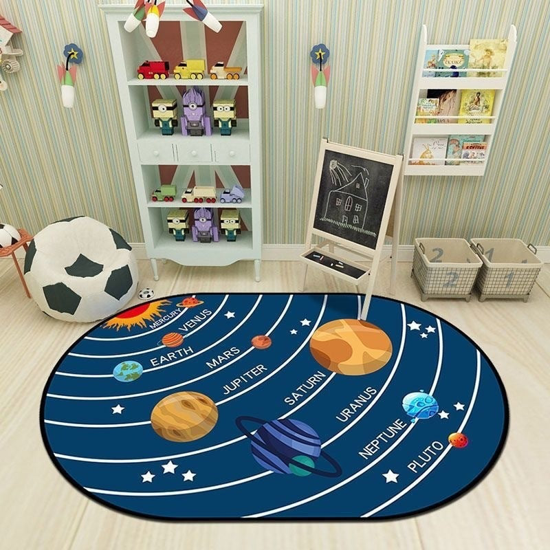 Baby crawling mat, cooling pad, classroom reading area, educational play mat, nursery kids alphabet crystal velvet rug