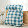 Blue and white checkered