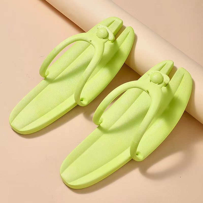 Disposable slippers travel foldable slippers convenient travel essentials hotel flip-flops for men and women