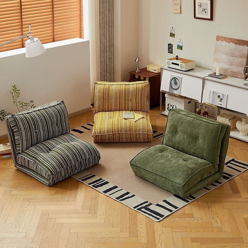 Lazy sofa can lie down and sleep in the living room balcony foldable tatami sofa bed for long sitting without fatigue single small sofa
