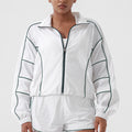 New quick-dry tennis jacket women's running long sleeve t-shirt sports top outdoor badminton slimming fitness apparel